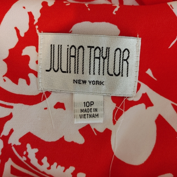 JULIAN TAYLOR 2 Piece Dress Set, Coral 10P - Picture 6 of 8